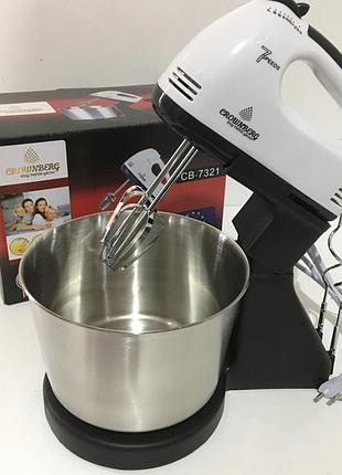 Миксер с чашей crownberg cb-7321/ 1800w (12 шт/ящ)