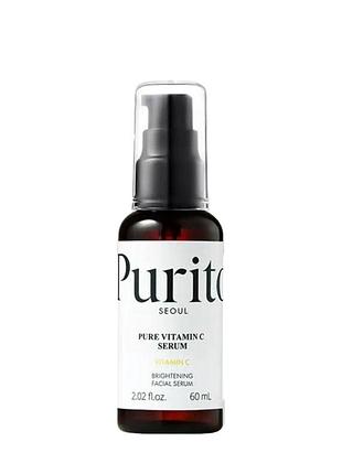 Purito seoul pure vitamin c serum освітлювальна сироватка з вітаміном с 60ml