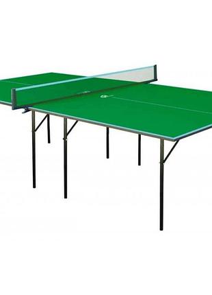Стол теннисный gsi sport hobby light зеленый gp-1