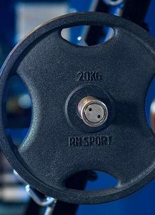 Блін (диск) rn-sport 20 кг d-51 мм для штанги з quatro хватом
