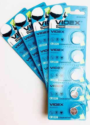 Батарейка литиевая videx cr1220 5pcs blister card