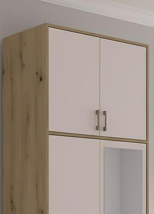 Антресоль висока doros ронді дуб артизан/кашемір 2 дсп 82х52х65 (drs-011908)