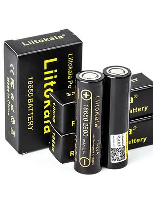 Аккумулятор liitokala lii-26a 18650 2600 мач (400)