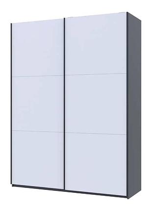 Шафа-купе doros g-caiser графіт/білий 2 дсп / 3 частини 180х60х240 drs-011729 (44900262)