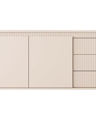 Комод perfect home сенсо/senso 2-дверный с 3 ящиками 2d3s/153 беж (pfh-091107)