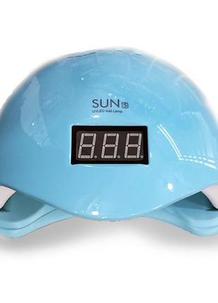 Лампа для гель-лаку sun 5 mini+lcd-екран 24w+12led