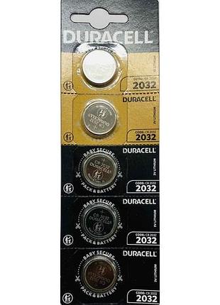 Батарейка щелочная duracell dur-2032 (5/bl)