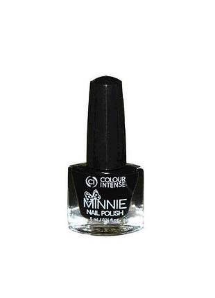 Лак для ногтей mini 025 (np-16) черный тм color intense