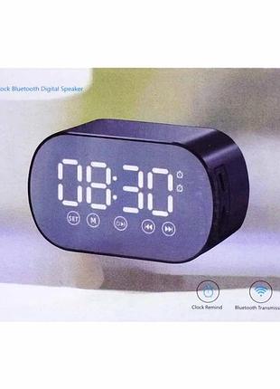 Портативна bluetooth-колонка s15/ 9224 з годинником (100)