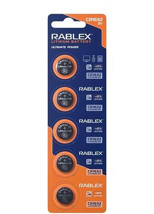 Rablex cr1632 3v blister card/5 pcs/100/2000