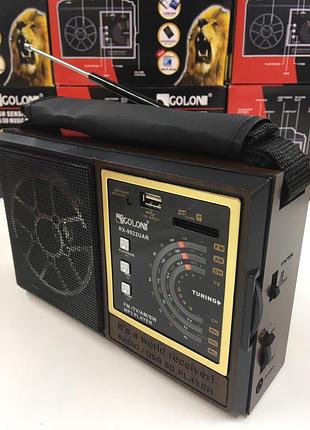 Радіоприймач golon rx-bt9922s usb+sd (24 шт)