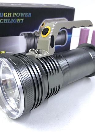 Фонарь-прожектор police bl-t 801-9-t6/690 /2x18650/t6/158000w (60)