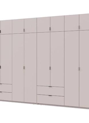 Шафа для одягу doros лукас кашемір 4+4 дсп 320х50х240 drs-011720 (42005128)