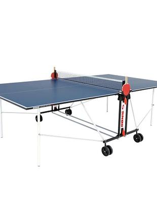 Всепогодный теннисный стол donic outdoor fun синий