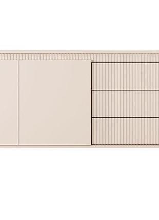 Комод perfect home сенсо/senso 2-дверный с 3 ящиками 2d3s/187 беж (pfh-091108)