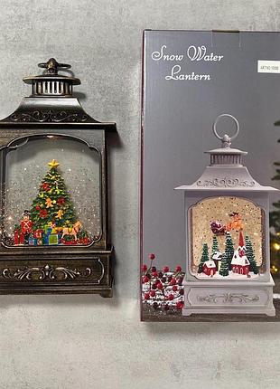 Xmas новорічний нічник вінтажний ліхтар wdl-24061d/10096 31 см (8)