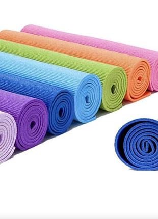 Килимок yoga mat для йоги, пілатесу, фітнесу, тренувань 173*61*0,4см (35 шт./ясть)