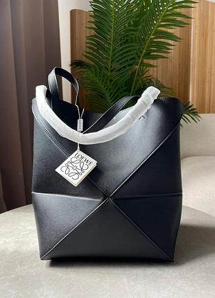 ❌ loewe medium puzzle leather tote bag