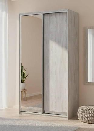 Шафа- купе doros сіті лайт сосна натті 1 дсп / 1 зеркало 120х45х225 (drs-011956)