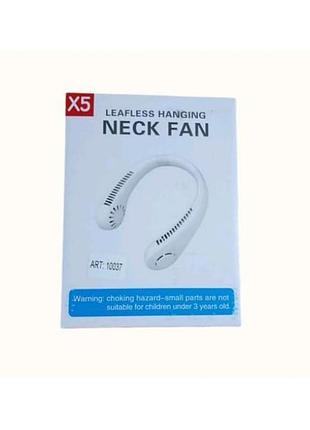 Портативный вентилятор на шею wx 6504 neck fan x5 art 10037 (60)