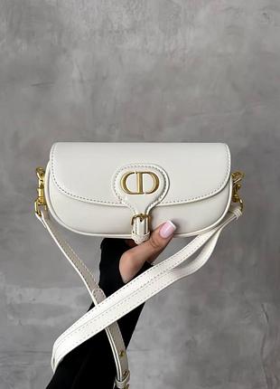 Dior bobby east-west bag box calfskin white [бренд коробка]