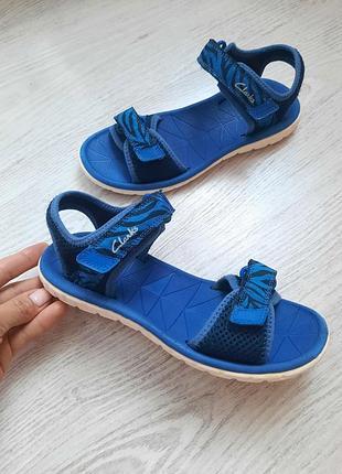 Сандали сандалии clarks на липучках босоножки босоніжки