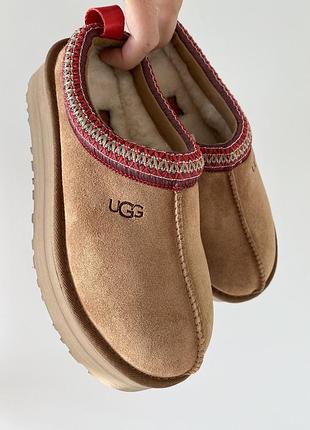 Tasman slippers platform chestnut