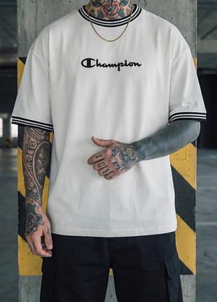 Футболка champion белая 0635w