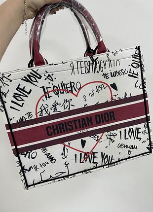 ❌ christian dior large book tote amour