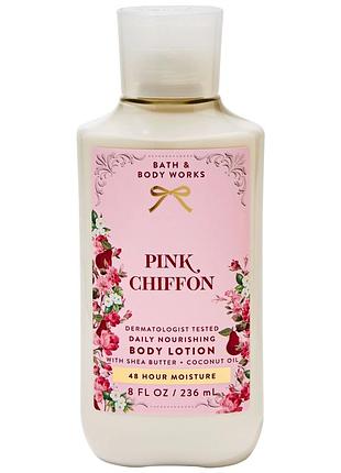 Зволожуючий лосьйон для тіла bath & body works pink chiffon body lotion