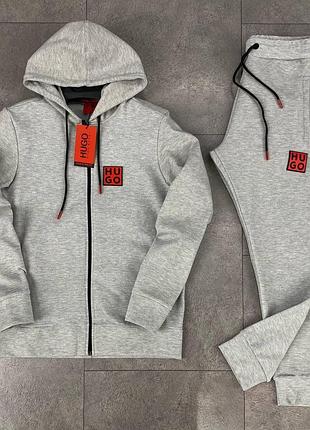 Костюм hugo boss grey