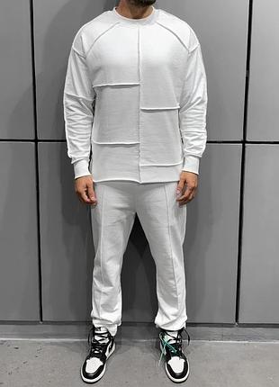 Мужской спортивный костюм white