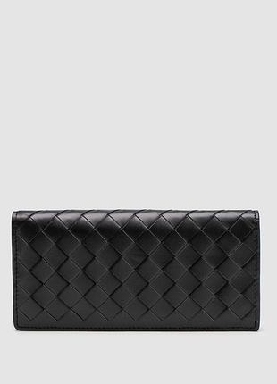 💵 bottega veneta intrecciato bi-fold wallet large black