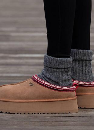 Ugg tasman platform chestnut