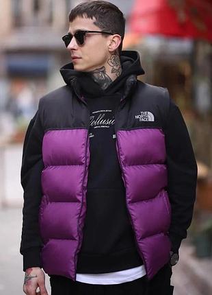 Жилетка tnf фиолетовая