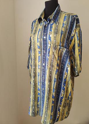 Рубашка мужская винтажная jean maseric 41/42 размер