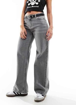 Джинси monki naoki палаццо wide leg / straight fit 🩶