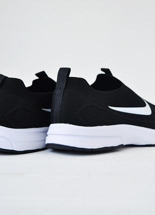 Nike black white мокасини 4