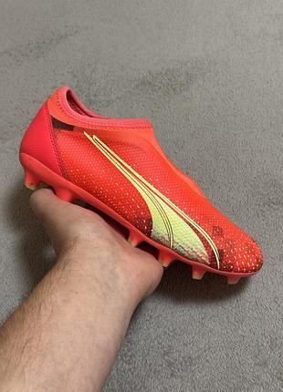 Puma ultra match ll fg/ag 36р 22.5-23см бутси футбольні оригінал