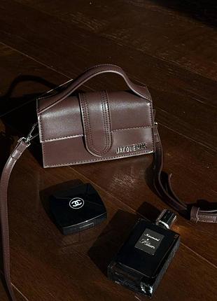 Jacquemus le bambino small handbag brown