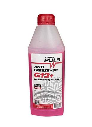 Антифриз готов 1л красный -30 g12 0,9кг канистра тм turbo puls