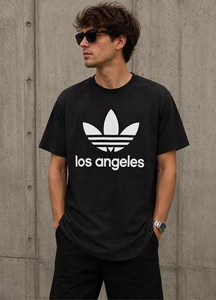 Фірмова футболка adidas з вінтажним принтом, розмір м, подовжена