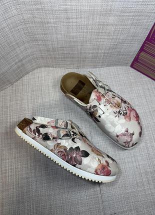 Оригінальні шкіряні сабо birkenstock моделі kay/boston