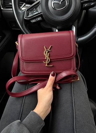 Yves saint laurent solferino large red/gold (оригінальна коробка)