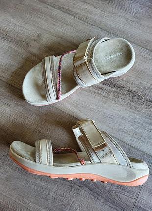 ❗️❗️❗️ оригінальні шкіряні сандалії merrell terran 4 slide р. 39