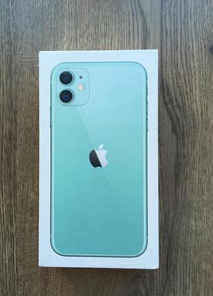 Оригінальна коробка + документи та комплект з-під iphone 11 128gb green a2221