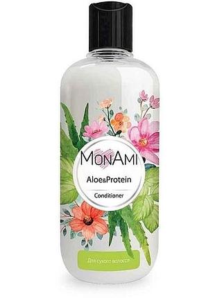 Кондиціонер для сухого волосся 500мл aloeprotein тм monami