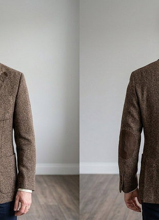 Піджак\блейзер massimo dutti wool tweed blazer