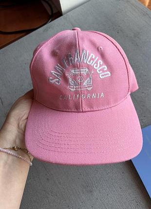 Кепка san francisco california рожева