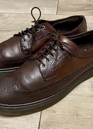 Туфли броги dr. martens floyd оригинал 47 размер (uk 12, стелька 31 см)